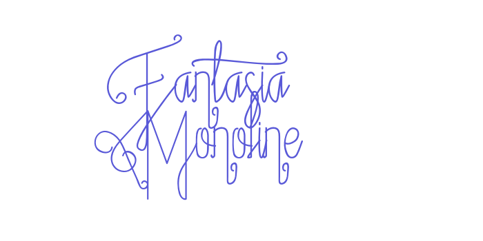 Fantasia Monoline Font Download