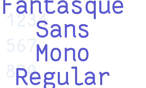 Fantasque Sans Mono Regular Font Download