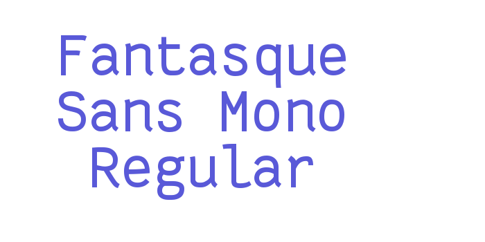 Fantasque Sans Mono Regular Font Download