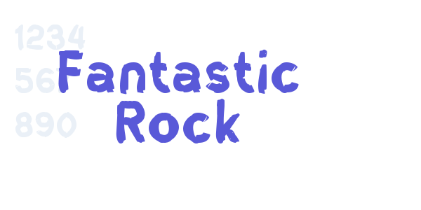 Fantastic Rock font free