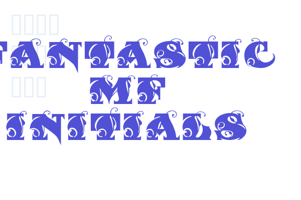 Fantastic MF Initials Font Download