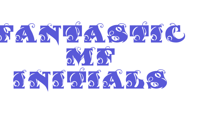 Fantastic MF Initials Font Download