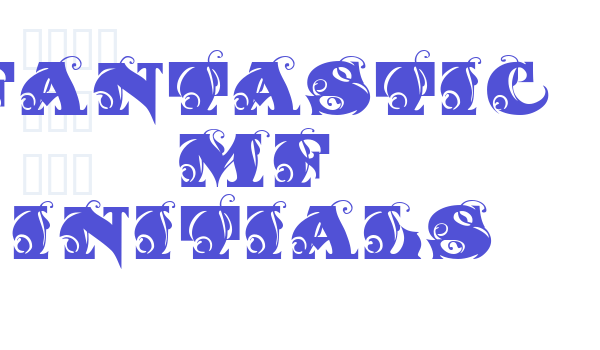 Fantastic MF Initials font download