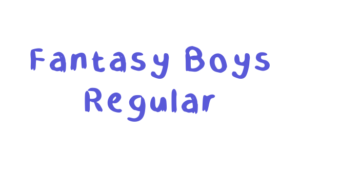 Fantasy Boys Regular Font Download