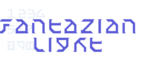 Fantazian Light font free