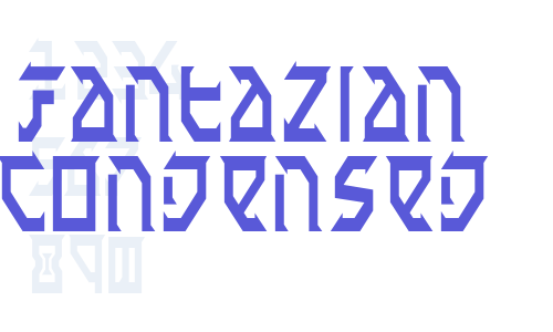 Fantazian Condensed Font