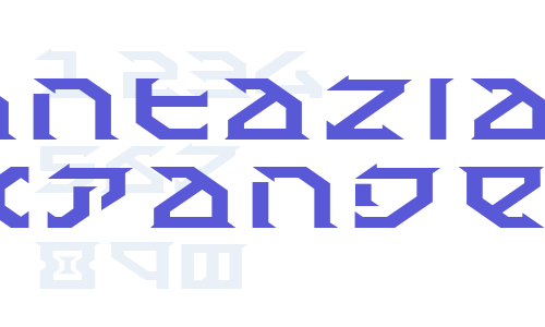 Fantazian Expanded Font