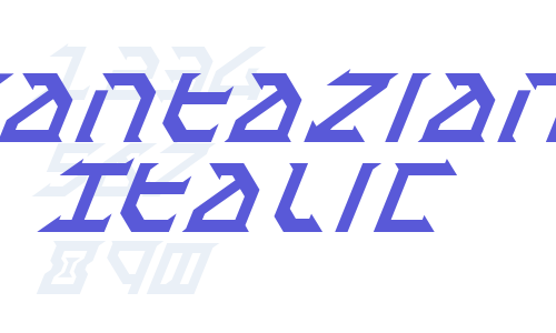 Fantazian Italic Font