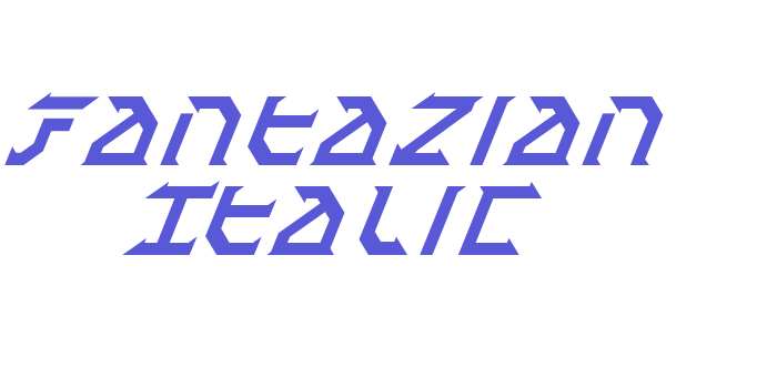 Fantazian Italic Font Download