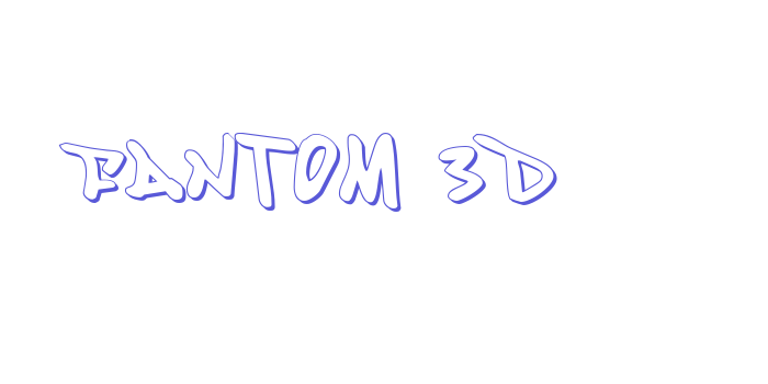 Fantom 3D Font Download