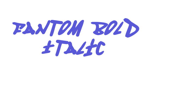 Fantom Bold Italic Font Download