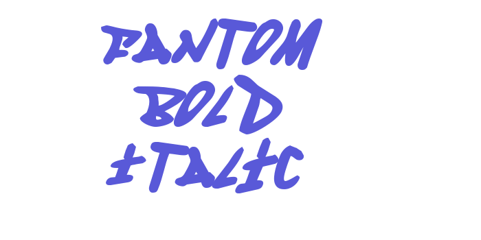 Fantom Bold Italic Font