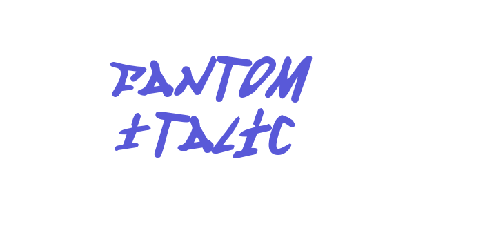 Fantom Italic Font Download