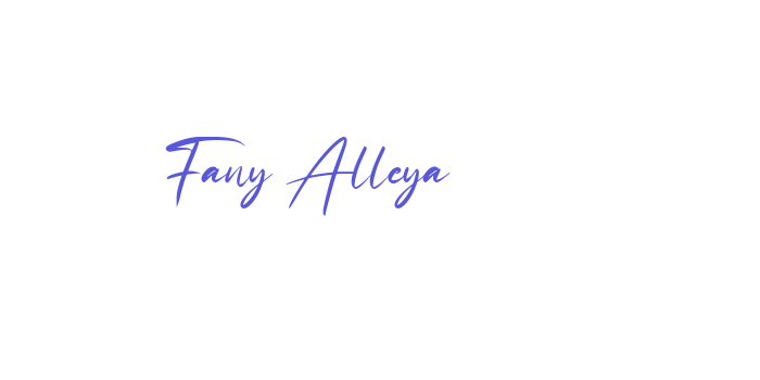 Fany Alleya Font Download