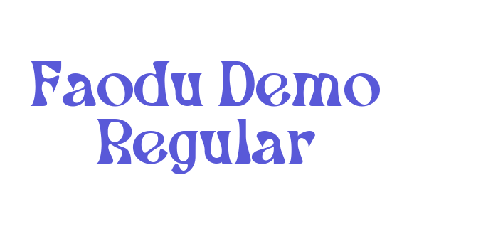 Faodu Demo Regular Font Download