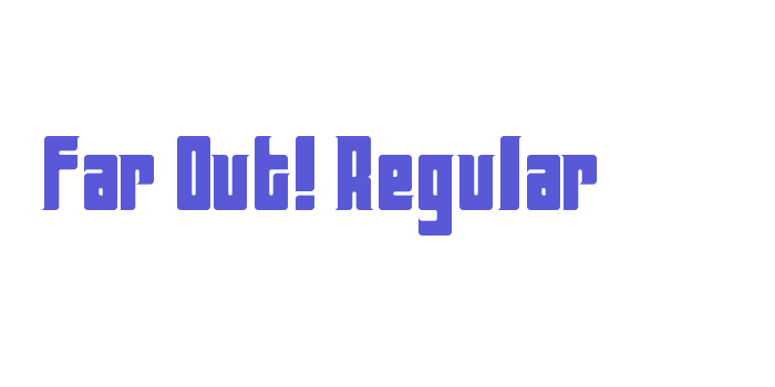 Far Out! Regular Font Download