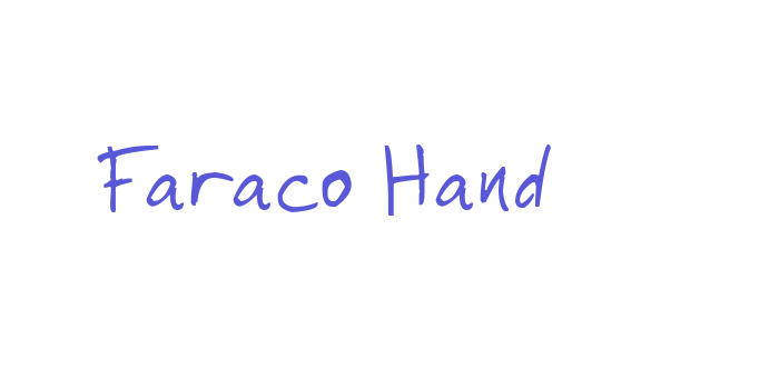 Faraco Hand Font Download