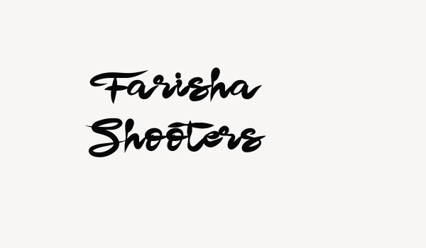 Farisha Shooters Font