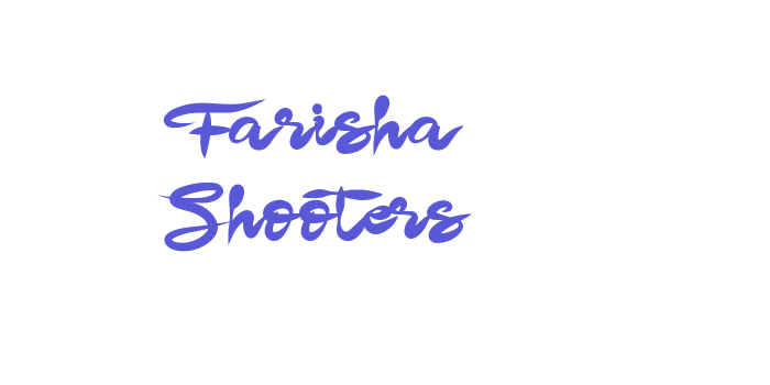 Farisha Shooters Font Download