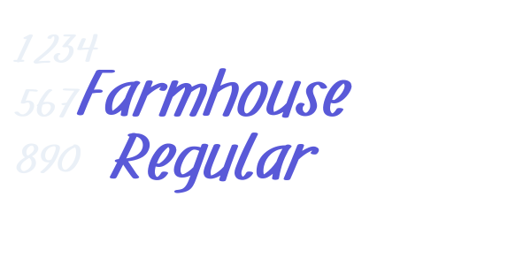 Farmhouse Regular font free