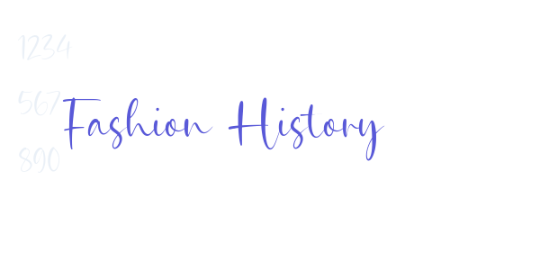 Fashion History font free