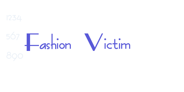 Fashion Victim font free