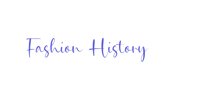 Fashion History Font Download