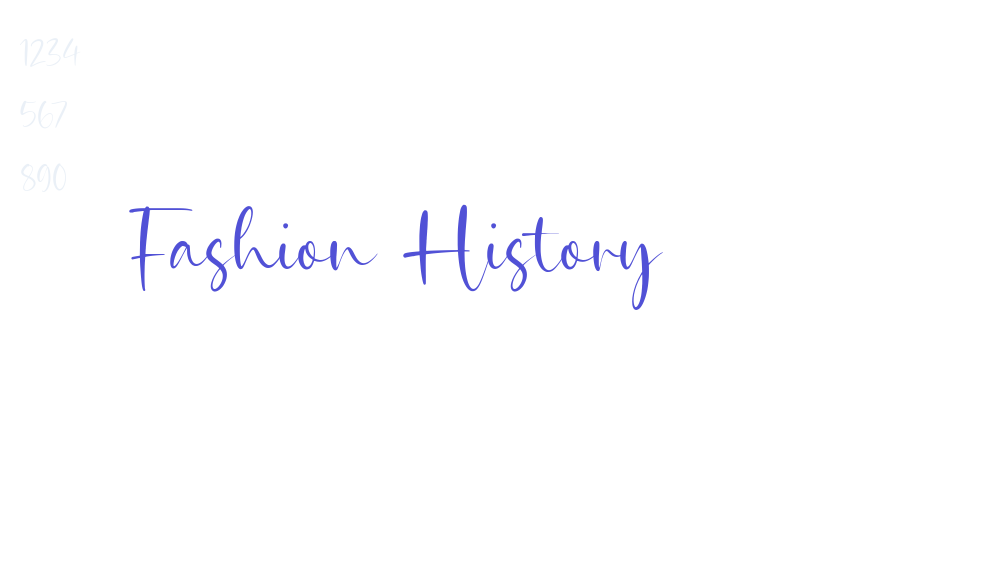 Fashion History-font-download