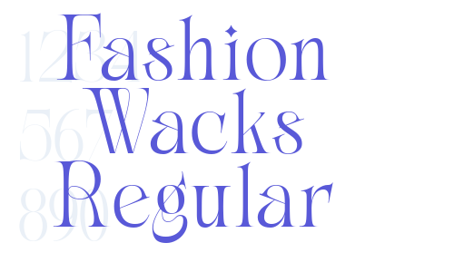 Fashion Wacks Regular Font Download