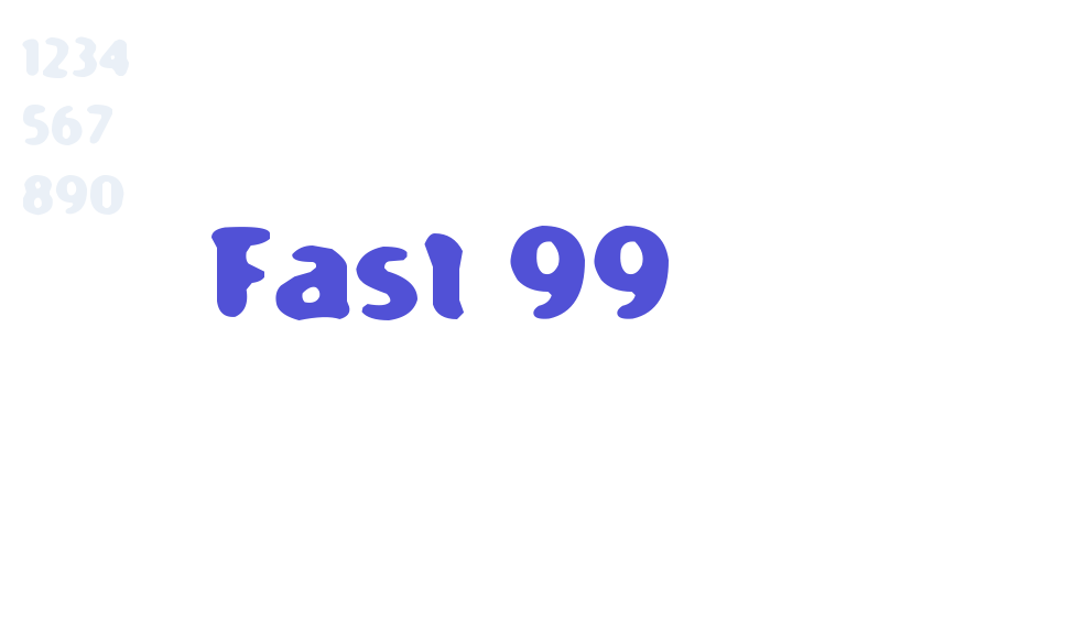 Fast 99-font-download