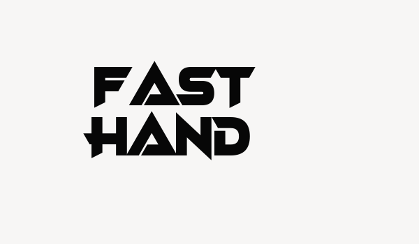 Fast Hand Font