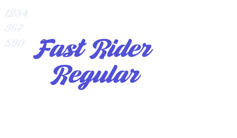 Fast Rider Regular-font-download