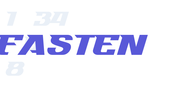 Fasten Font