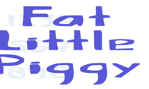 Fat Little Piggy Font Download