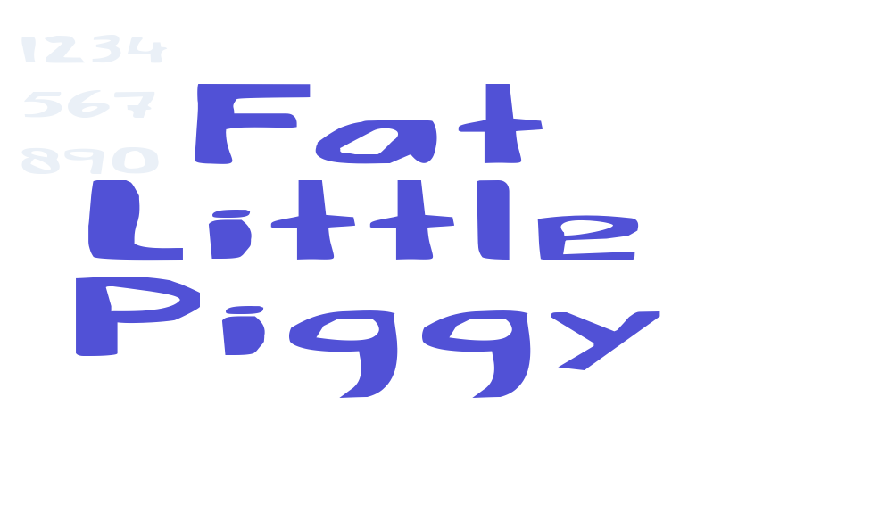 Fat Little Piggy-font-download