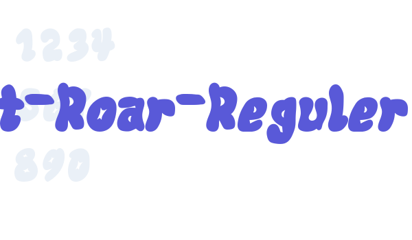 Fat-Roar-Reguler Font