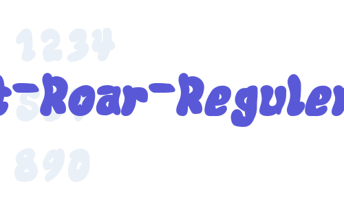 Fat-Roar-Reguler Font Download