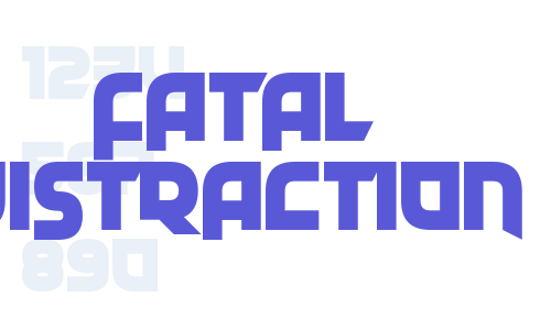 Fatal Distraction Font