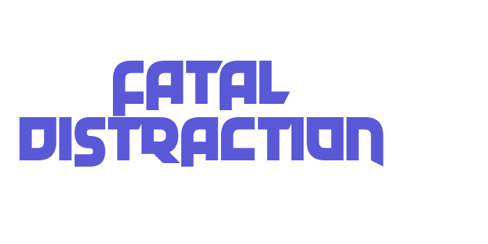 Fatal Distraction Font Download