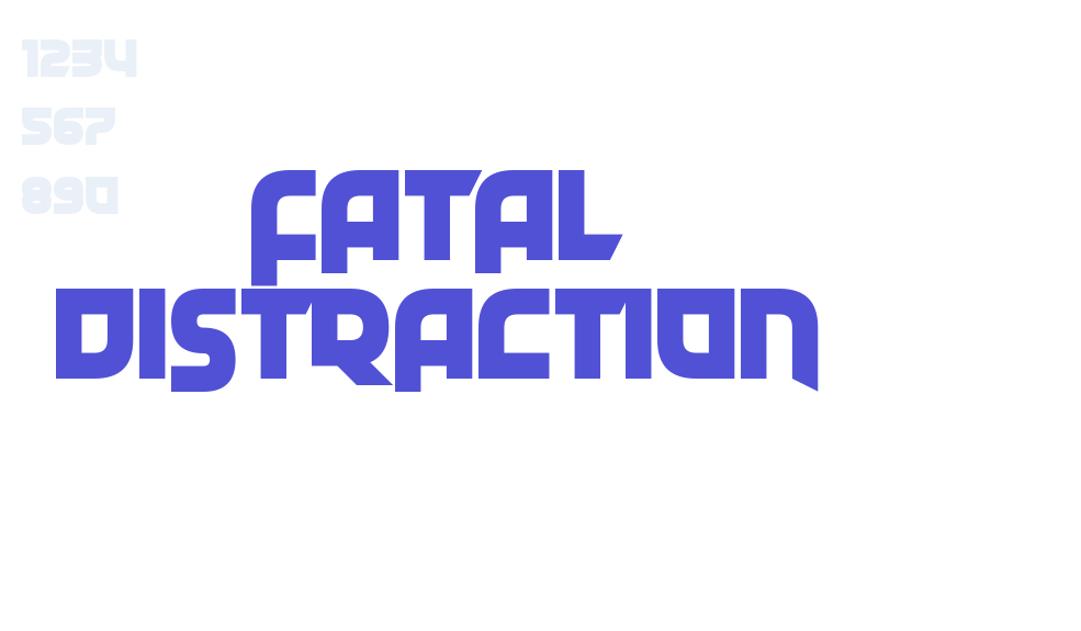 Fatal Distraction-font-download