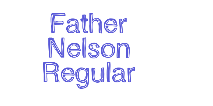 Father Nelson Regular Font Download