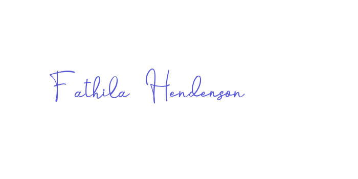 Fathila Henderson Font Download