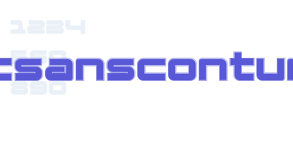 FatsansContur font free