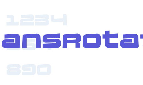 FatsansRotated Font Download