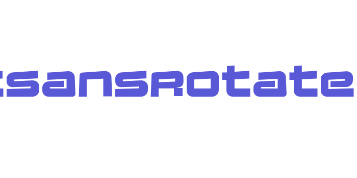 FatsansRotated Font Download