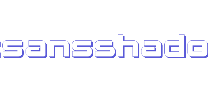 FatsansShadow Font Download