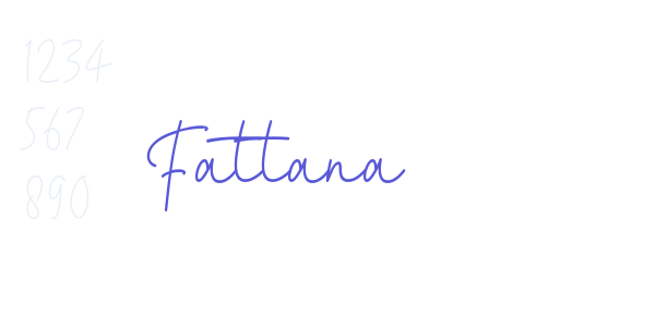 Fattana font free