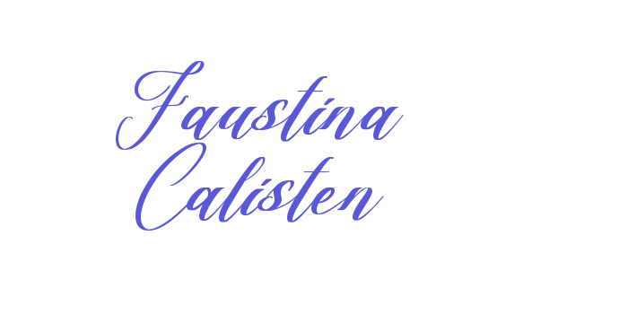 Faustina Calisten Font