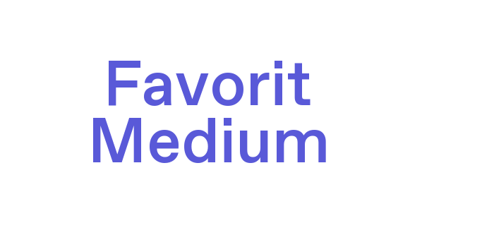 Favorit Medium Font Download