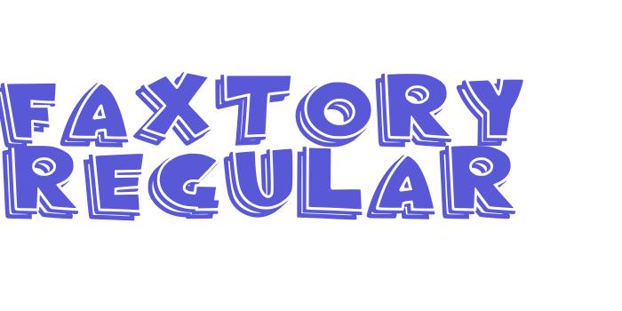 Faxtory Regular Font Download